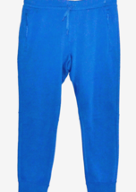 Armani Exchange  Blue White Logo Design Cotton Men&#39;s Sweatpants Size XL - £76.63 GBP