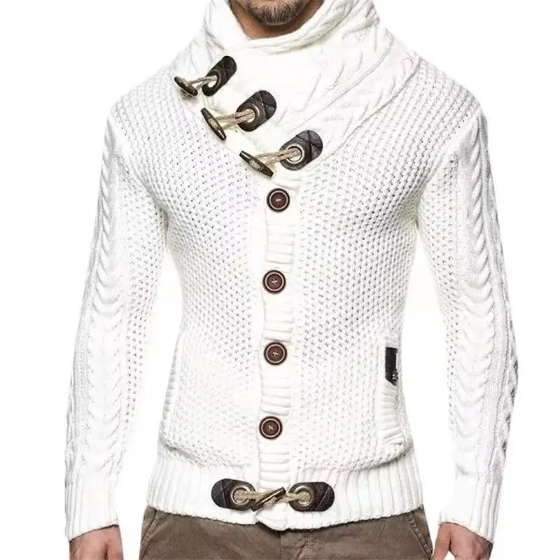 Autumn Men Casual Vintage Style   neck   Winter Korean  Men Warm Cotton ... - $170.34