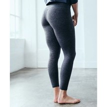 Quince Womens Ultra-Soft Performance Legging 25&quot; Inseam Crop Gray M - £26.49 GBP