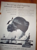 Dial Soap Blindfold Woman Print Magazine Advertisement 1956 - £3.97 GBP