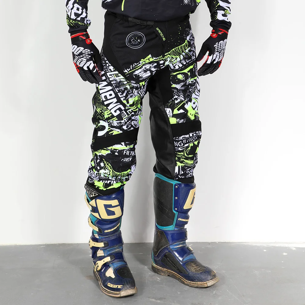 Motocross Pant Racer MX mountain Off-road Mens Women&#39;s Downhill Motorcycle - $74.41