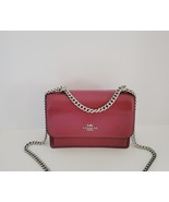 Coach CW205 Mini Klare Crossbody Crinkled Patent Leather Handbag Pink - $167.89