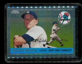 2008 Topps Chrome Baseball Trading Card MMSC48 Mickey Mantle New York Yankees - £7.90 GBP