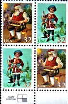 USPS Stamps - Block of 4 - 32 cent stamps - £2.15 GBP