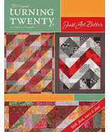 TURNING TWENTY JUST GOT BETTER Fat Quarter Quilt Pattern Book FF 116 Tri... - £9.15 GBP