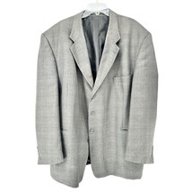 Alexander Lloyd Menswear Blazer Jacket Mens Big 3XL Gray Wool - £19.91 GBP