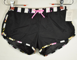 Malibu Girls Size 12 Board Shorts Black Splash Pattern New with Tags - £10.91 GBP
