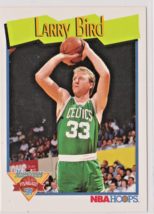 Larry Bird Boston Celtics Forward 1991-92 Hoops MILESTONE Card # 314 Near Mint - £1.27 GBP