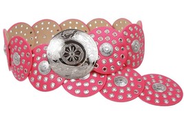 FUSHIA PINK KUCHI FABULOUS DELUXE TRIBAL ATS GYPSY MOROCCAN BELT  - $98.99