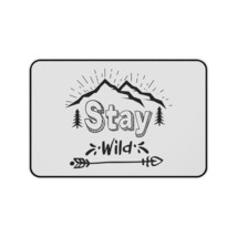 Personalized Desk Mat: Anti-Slip Neoprene with Nature-Inspired &#39;Stay Wild&#39; Desig - £18.53 GBP+