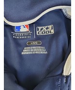 Detroit Tigers MLB Polo Shirt TX3 Cool Men&#39;s Large L Blue White Baseball - £7.52 GBP