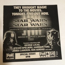 From Star Wars To Star Wars Print Ad George Lucas Harrison Ford Ron Howard TPA21 - £4.43 GBP