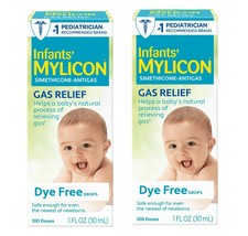 Mylicon Infants Gas Relief Drops, 1 fl oz (30 ml) 100 doses Exp 2025 Pac... - $19.79