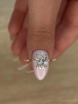 2.12 Carat Oval Shape E/VVS2 Lab Grown Diamond Engagement Ring 14k Yello... - $1,499.00