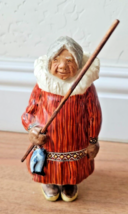 C Alan Johnson Eskimo Inuit Figuerine Vintage 1960 &quot;Rachel&quot; Red Coat RAR... - £303.50 GBP