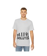 Vibrant Evolution Silhouette Polyester Tee - Soft, Fade-Resistant, Made ... - £31.51 GBP+