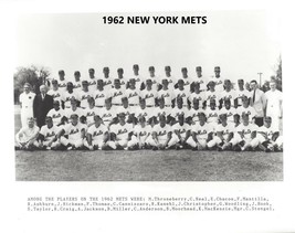 1962 NEW YORK METS 8X10 TEAM PHOTO BASEBALL PICTURE NY MLB - £3.87 GBP