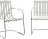 Crosley Furniture Gracie Retro Metal Outdoor Spring Chair - Alabaster Wh... - $444.99