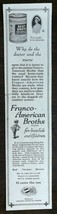 Vintage 1917 Franco-American Broths Original Ad 222 B - $6.64