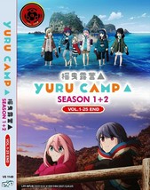 Anime DVD Yuru Camp (Laid-Back Camp) Season 1+2 (Vol 1-25 End) Complete - £19.89 GBP