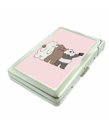 Bear Selfie Em2 100&#39;s Size Cigarette Case with Built in Lighter Metal Wa... - £17.32 GBP