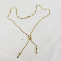 Artistry TM Dangle Pendant Necklace Goldtone 16”   - $13.71