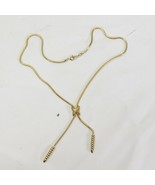 Artistry TM Dangle Pendant Necklace Goldtone 16”   - £10.98 GBP