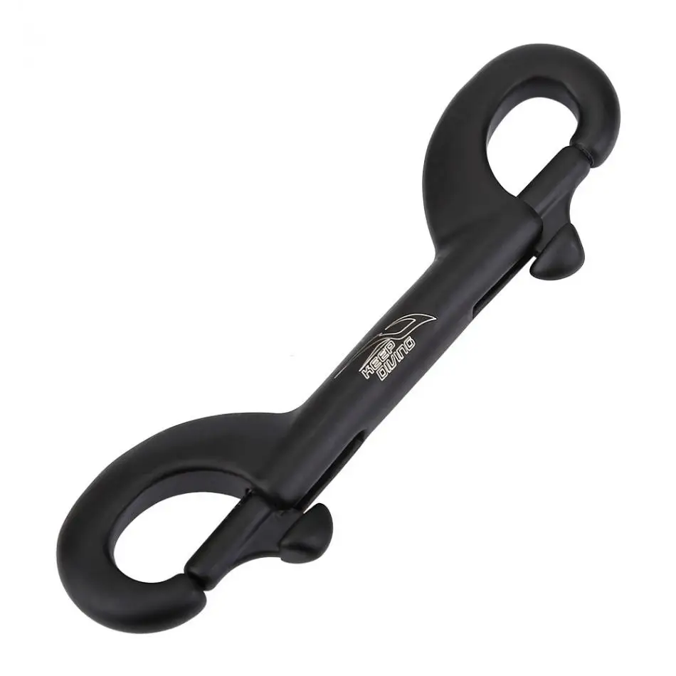 Sporting KEEP DIVING Stainless Steel Double Ended Clip Hook Snap Diving Buckle D - £18.47 GBP
