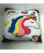 Royal Deluxe Accessories Unicorn Rainbow Themed Plush Pillow - £8.67 GBP