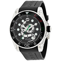 Gucci Men&#39;s Dive Black Dial Watch - YA136217 - £833.30 GBP