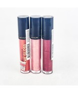 Revlon Super Lustrous The Gloss High Shine Lip Gloss Lot of 3 Colors 246... - $14.46