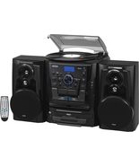 Jensen JMC-1250 Bluetooth Turntable Music Entertainment System - (33/45/... - £204.24 GBP