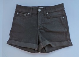 Lauren Conrad Shorts Women&#39;s Size 6 Black Denim Cuffed Comfort Stretch - £15.95 GBP