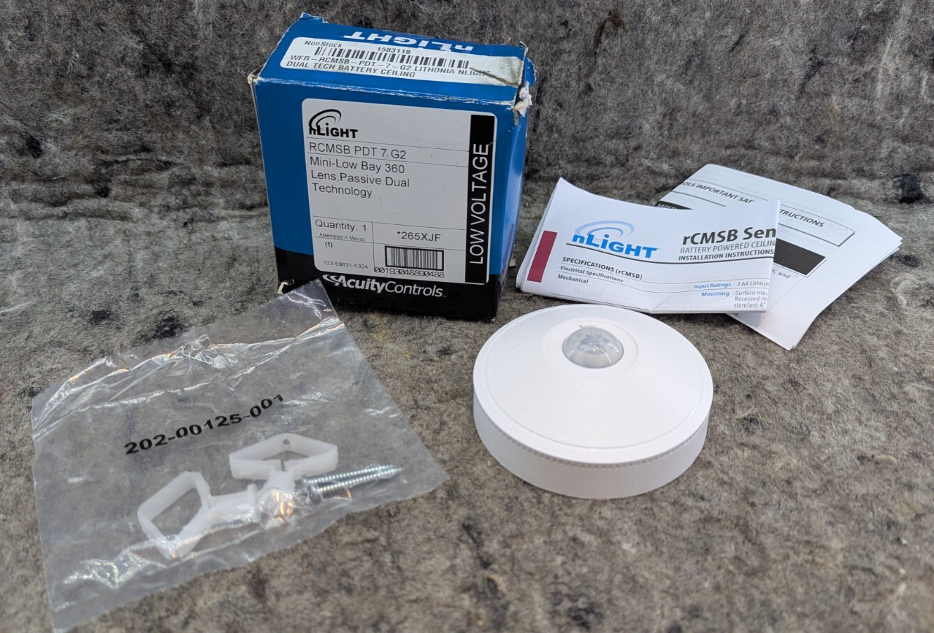 NewAcuity Controls nLight RCMSB PDT 7 G2 Mini Low Bay 360 Lens Sensor 26... - $129.99