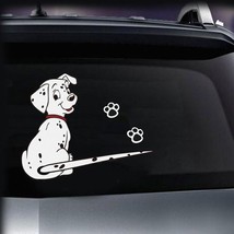 1 Set 3D  Stickers cute Dalmatian dog Moving Tail Stickers Reflective  Styling W - £60.44 GBP