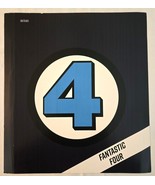 FANTASTIC FOUR Classic 4 Logo Hot Topic T-SHIRT DISPLAY STORE POSTER  Rare - $640.42 MXN