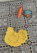 Cracker Barrel Stores Morning Brew Yellow Rooster Spatula Orange Brand New - £8.28 GBP