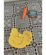 Cracker Barrel Stores Morning Brew Yellow Rooster Spatula Orange Brand New - £8.29 GBP