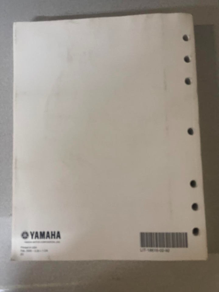Service Manual for Yamaha F250D/LF250D LIT-18616-02-92 OEM Outboard-
show ori... Item image 5