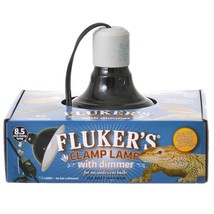 Flukers Clamp Lamp with Dimmer 150 Watt (8.5&quot; Diameter) - £62.52 GBP