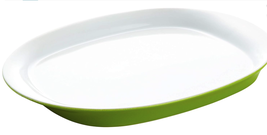 Rachael Ray Vajilla redonda y cuadrada platter, 14 pulgadas, verde - $28.00