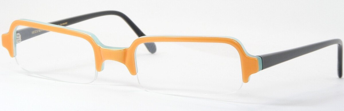 HERRMANN 518 292 Apricot /Yellow /Seafoam EYEGLASSES GLASSES 48-15-140mm... - $96.82
