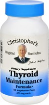 Dr. Christopher&#39;s Formulas Thyroid Maintenance Frmla, 100 Vcap - £22.29 GBP