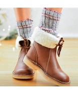 MudiBoots For Women Winter Comfortable Flat Martin Boots All-match Shoes... - £42.79 GBP