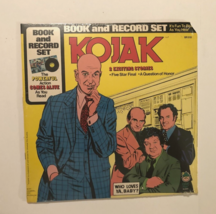KOJAK Book Record Set Peter Pan BR518 Cut Corner 1977 Vintage Children Sealed - £18.83 GBP