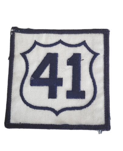 Primary image for 41 Lumber Embroidered Patch 3” X 3” Vintage Advertising U.P. Michigan Sign