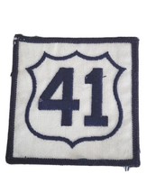 41 Lumber Embroidered Patch 3” X 3” Vintage Advertising U.P. Michigan Sign - $9.79