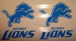 Detroit Lions Vinyl Die Cut Car Decal Sticker 8in - FREE SHIPPING - $14.01