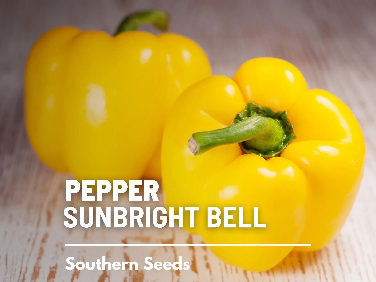 Pepper, Sunbright Bell - 30 Seeds - Heirloom Vegetable - Yellow Sweet Be... - $14.82