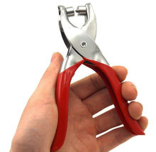 EYELET PLIERS KIT + 100 BRASS EYELETS HOLE PUNCHER MAKERS LEATHER FABRIC... - $9.78 CAD